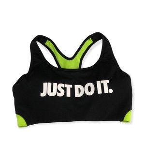 Nike Womens Pro Classic Just Do It Sports Bra Womens Size XS